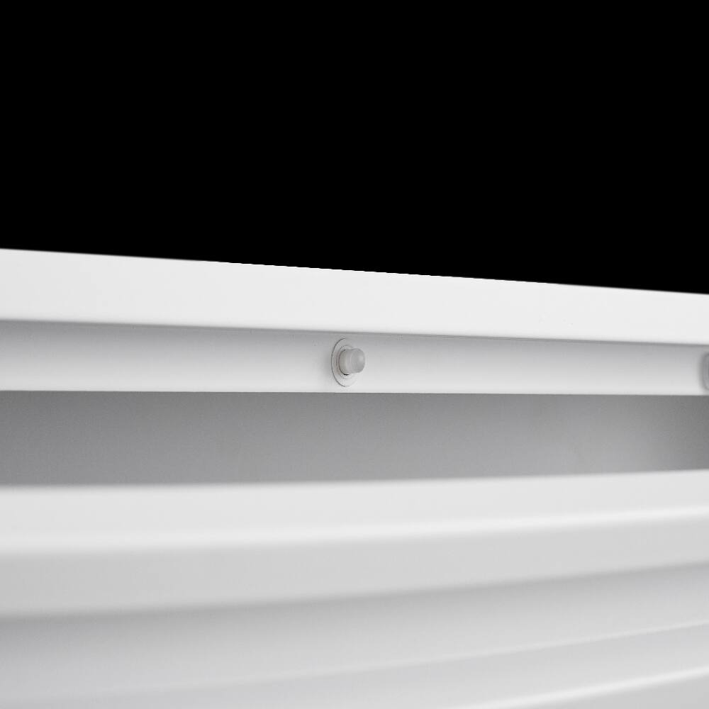 Alt View 10. Loheer - Loheer White Metal Shoe Cabinet 4 Flip Drawer Shoe Organizer - White.