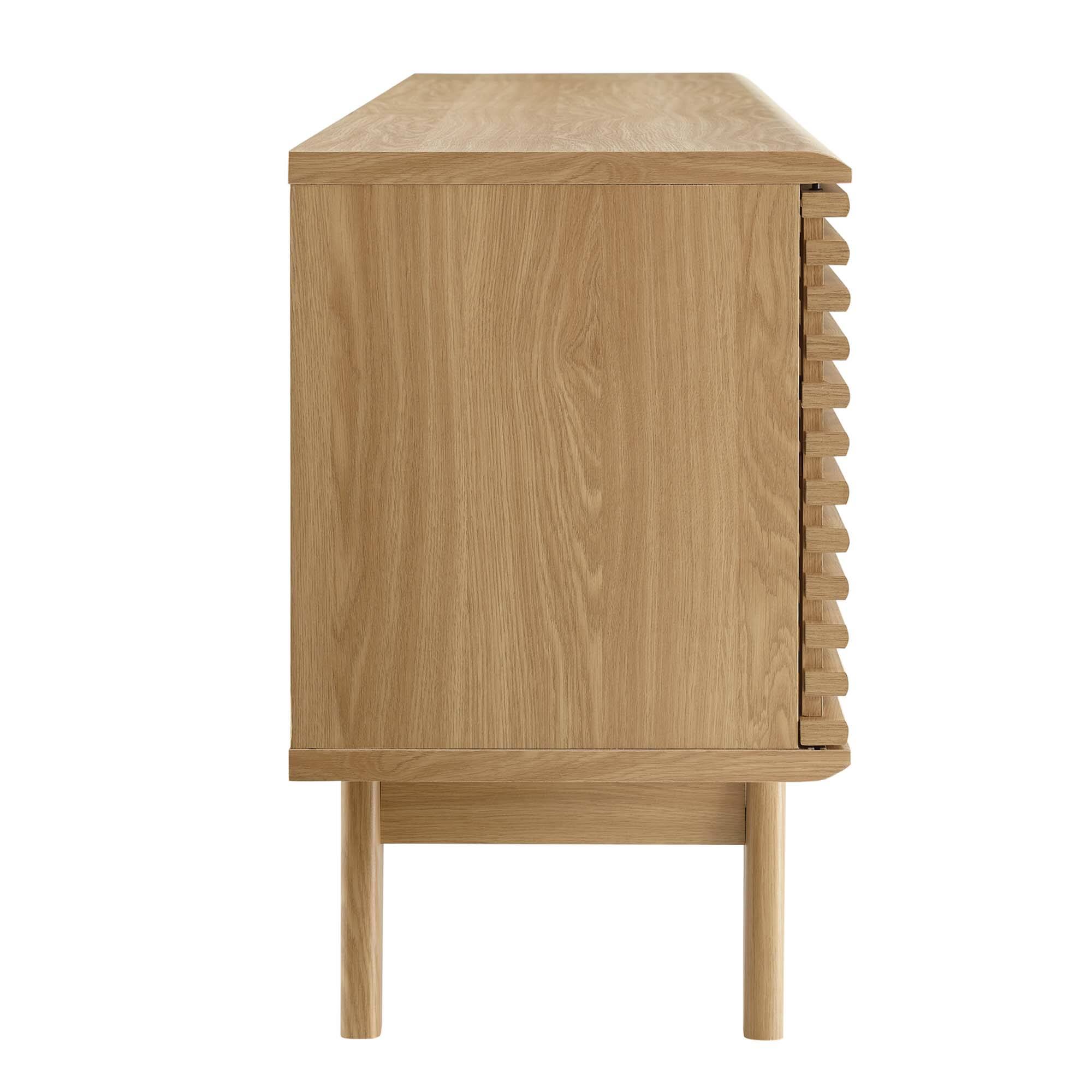 Left. Modway - Render 71" Media Console TV Stand by Modway - Oak.