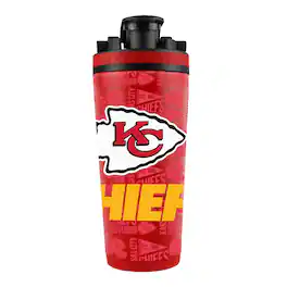 WinCraft - Kansas City Chiefs 26oz. 4D Stainless Steel Shaker Bottle - Multicolor