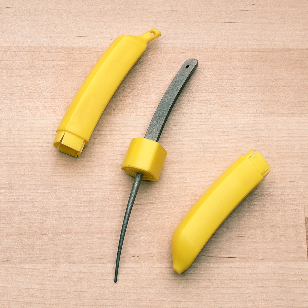 Kings County Tools - Curved Diamond Sharpener for Knives & Drill Bits, Concave Edge & Serration Tool, Compact Precision File