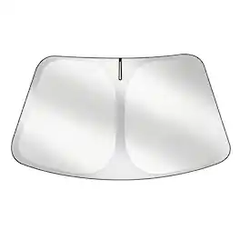 Digipower - Sun Visor with Carry Case for Tesla Model 3 and Model Y: Reflective Double-Layer Sunshade for Interior Cooling