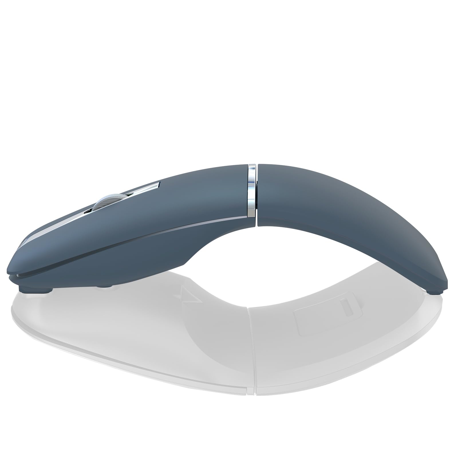 HM 1810 Arc Mouse Ultra thin Rechargeable Rotating Mice Dual Mode ...