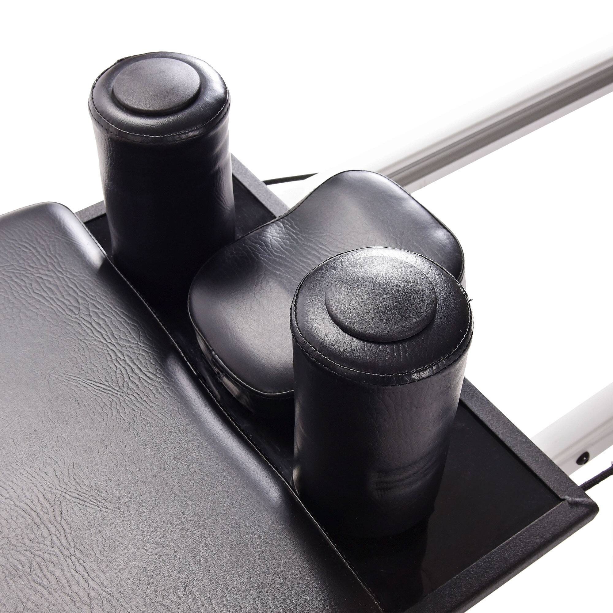 Alt View 7. Stamina Products - Stamina Products AeroPilates Board Pro Reformer Body Resistance Workout System - Silver/Black.