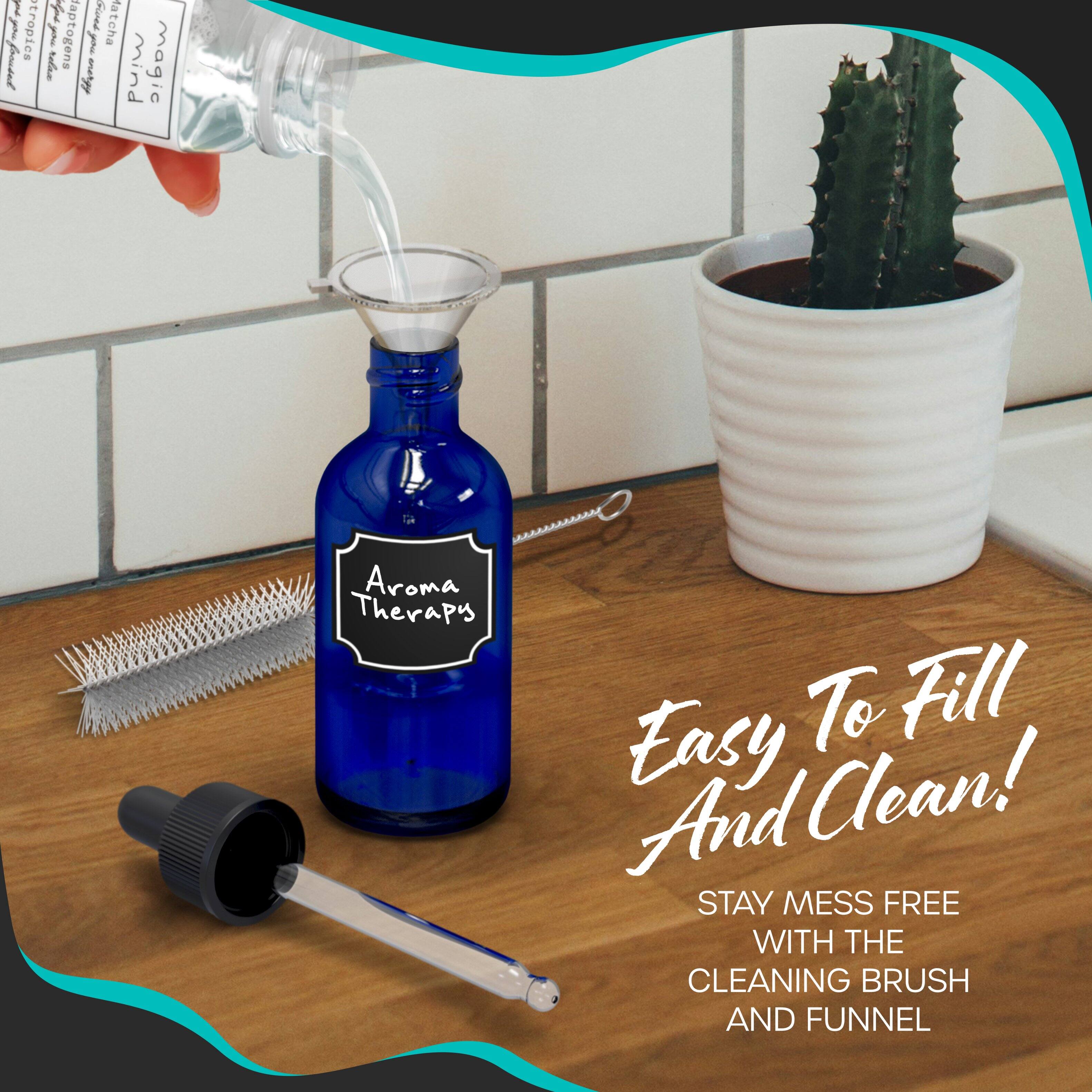 1. la 1 tropics apt Fined atcha Apsyurdlae 1 aptogens  
3 magic fomtel ralie lhun puw Aroma Therapy To Fill Easy Clean!  
And STAY MESS FREE WITH THE CLEANING BRUSH AND FUNNEL