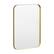 Angle. LOVMOR - Tempered Glass Rounded Rectangle Framed Wall-Mounted Bathroom Vanity Mirror - 22 in. W x 30 in. H - Gold.