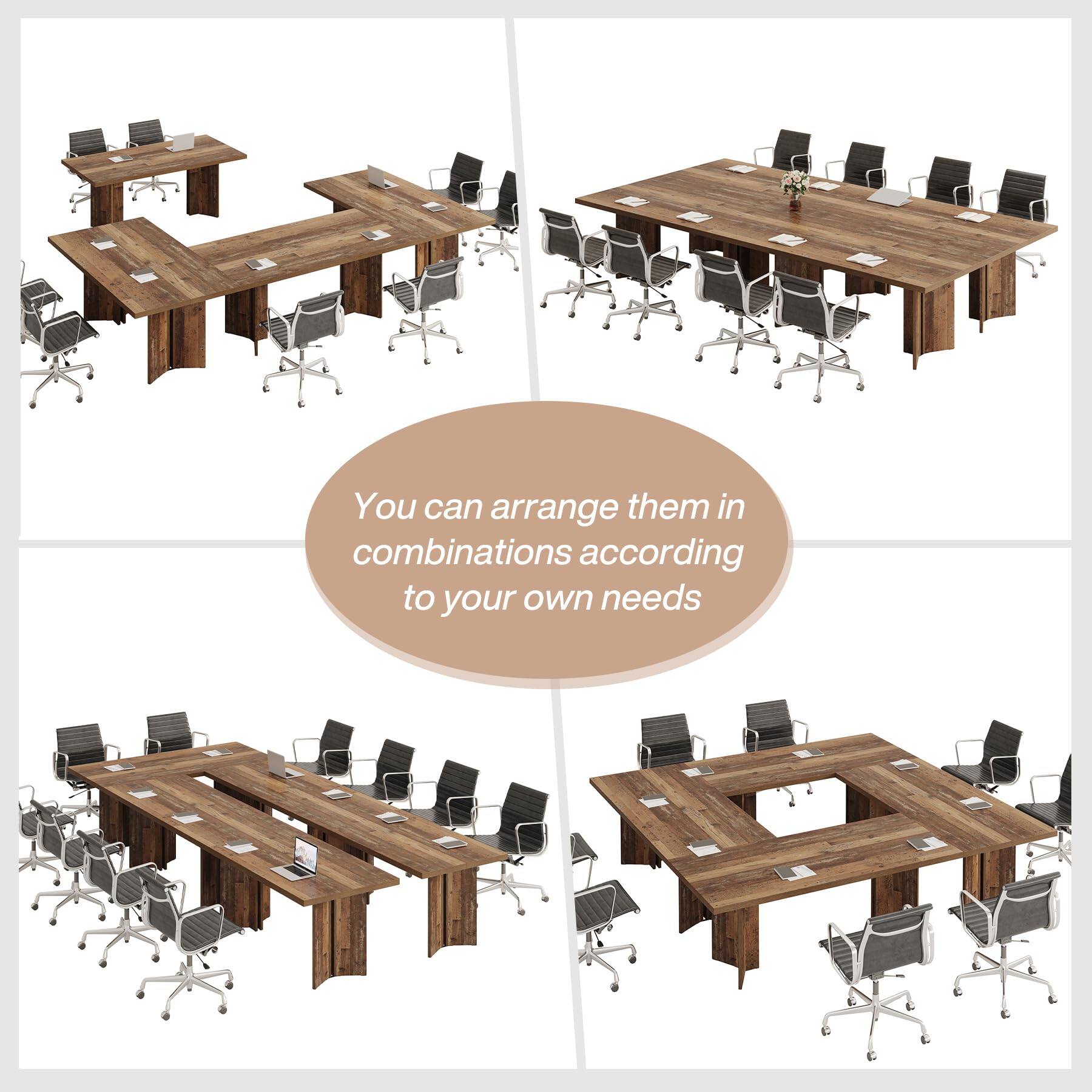 You can arrange them in combinations according to your own needs