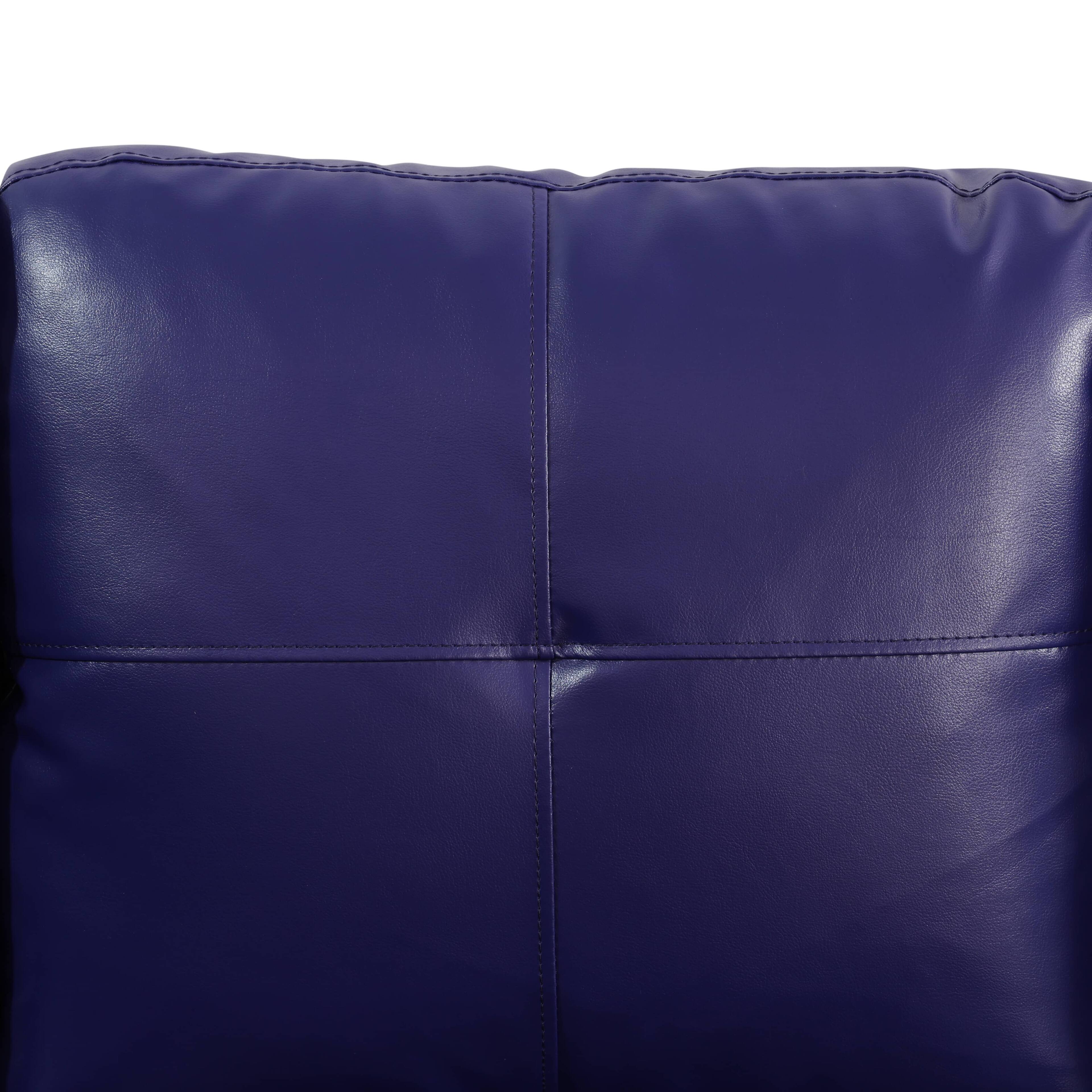 Alt View 9. Boyel Living - Premium Semi PU Upholstered Sofa Solid Wood Frame Double Spring with Left Chaise Lounge - Deep Purple.