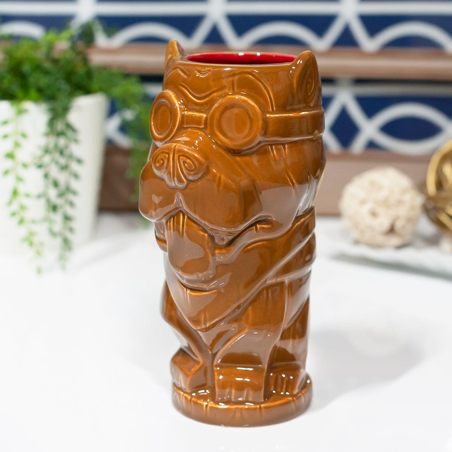 Alt View 3. Fallout - Geeki Tikis Fallout Dogmeat Mug | Crafted Ceramic | Holds 14 Ounces - Brown.