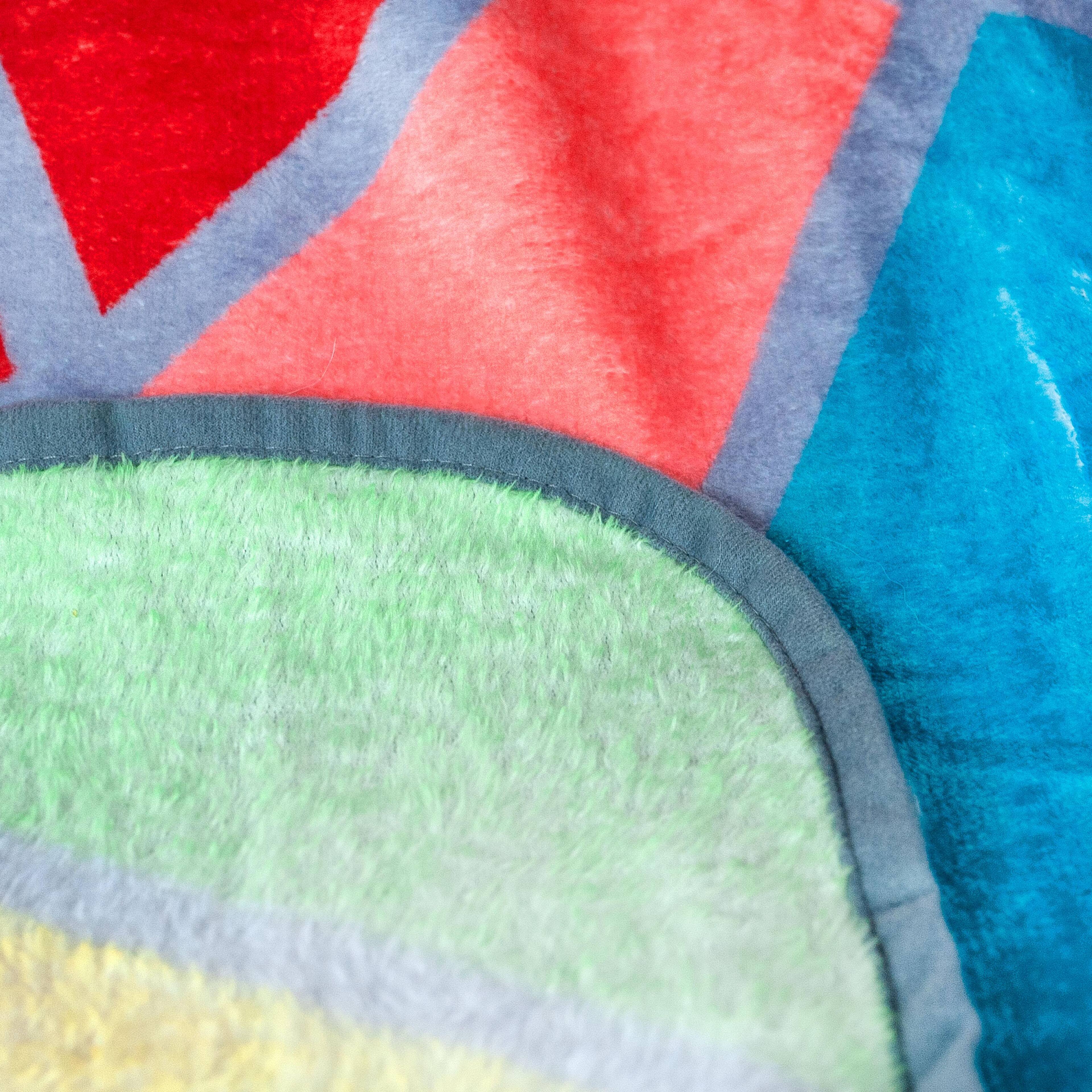 Alt View 10. Toynk - 2020 Sidewalk Chalk Inspired Mosaic Heart Throw Blanket | 45 x 60 Inches - Pink.