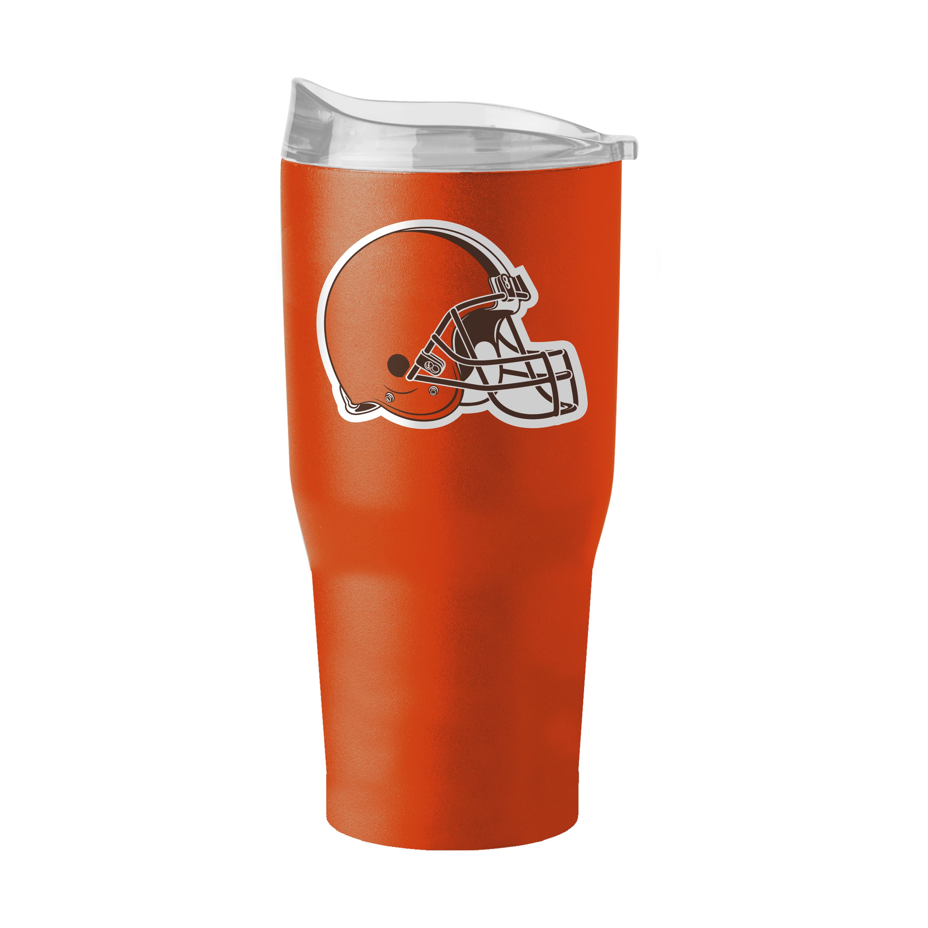 Front. Logo Brands - Cleveland Browns 30oz. Flipside Powder Coat Tumbler - Multicolor.