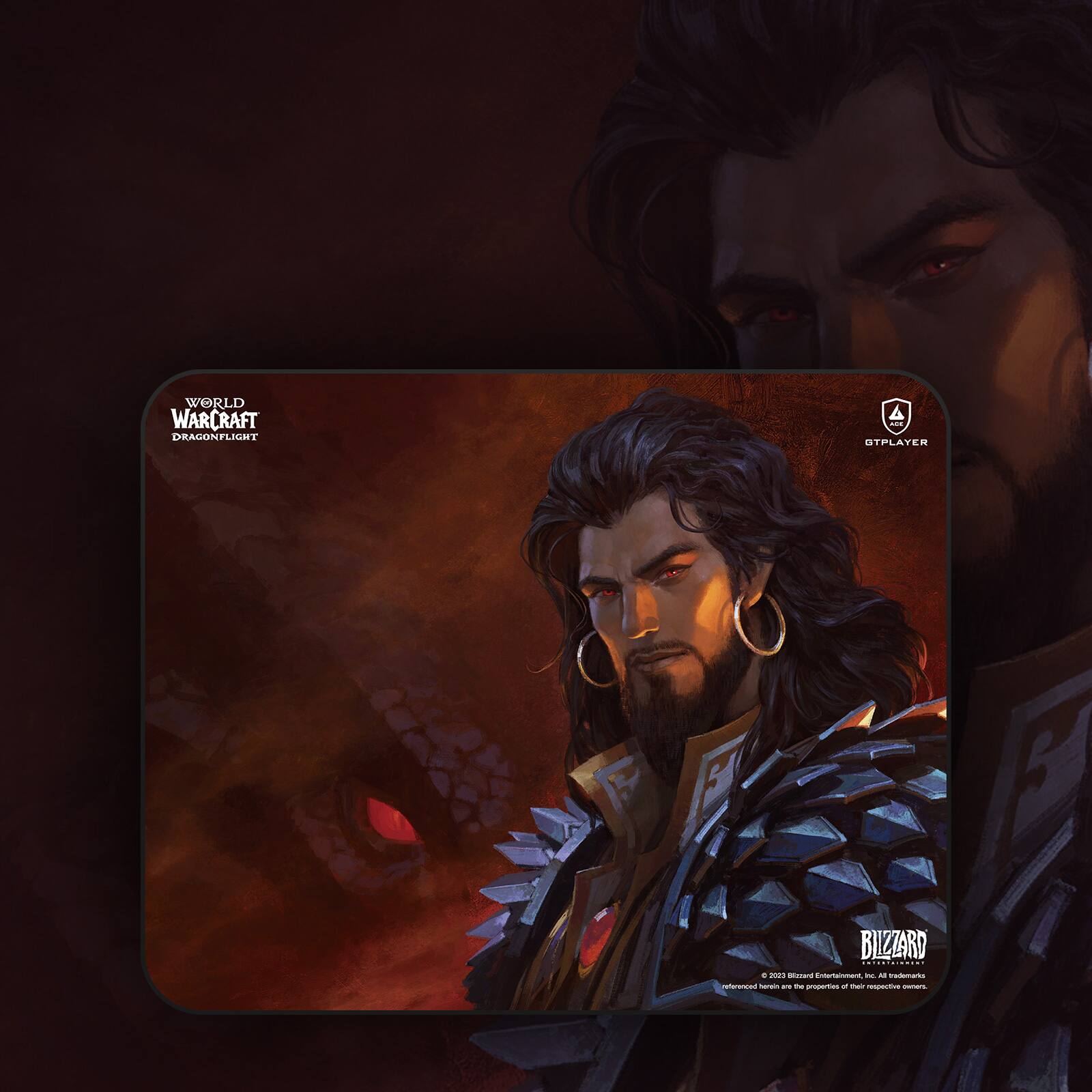 Front. CloudRest Pro - World of Warcraft®: Dragonflight Floor Mat - Wrathion Edition - Wrathion Edition.