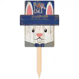 Fan Creations - Memphis Tigers 16" x 19" Easter Bunny Yard Stake - Multicolor