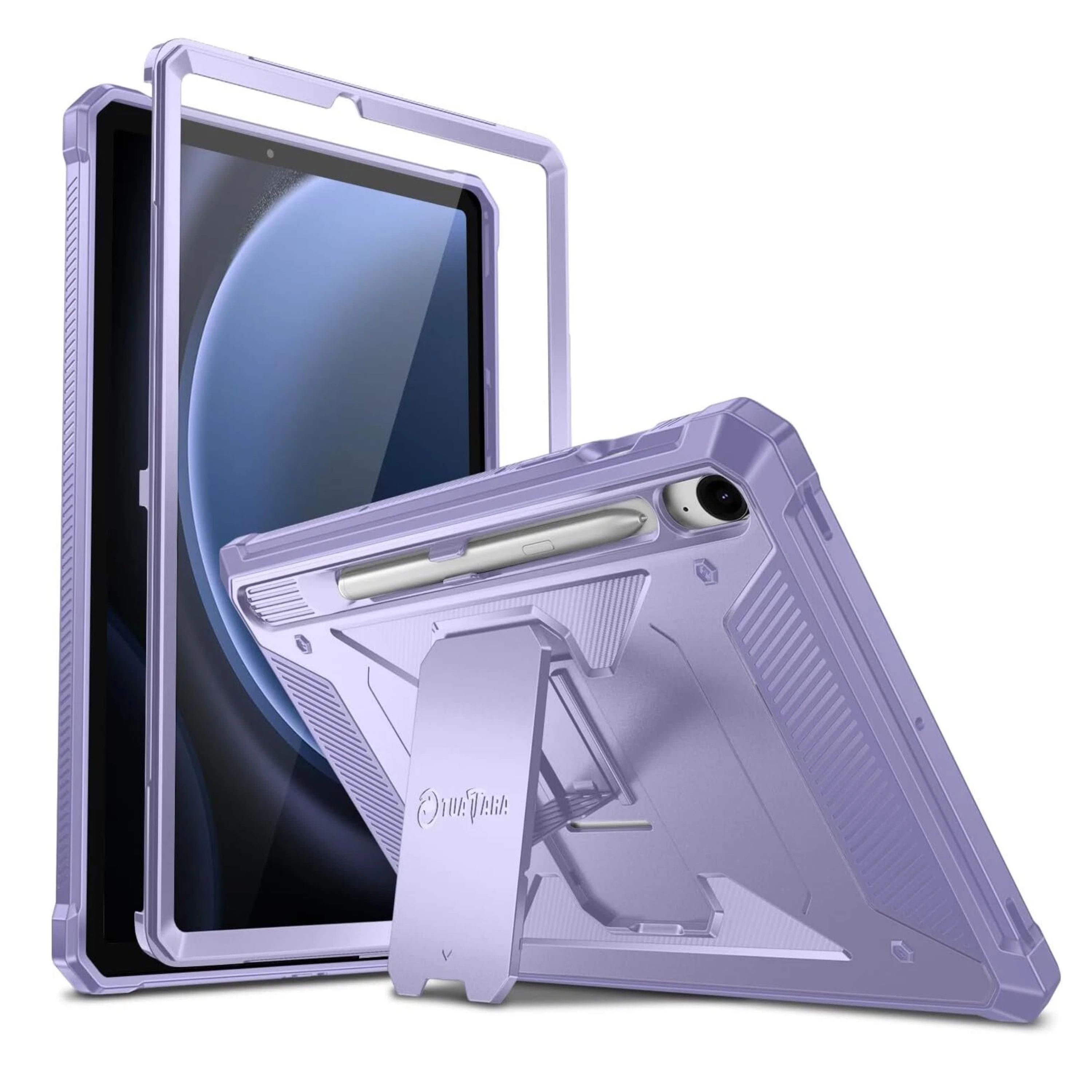 Kitcheniva - Shockproof Case With Built-in Screen Protector Kickstand For Samsung Galaxy Tab S10 Lite/ S10 FE/ S9 FE - Purple price history on PriceWatchPro