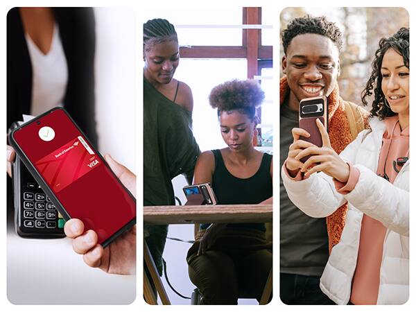 Alt View 5. Vena - vCommute Wallet Leather Case for Google Pixel 8 Pro Case with Flip Cover Card Slot Holder Kickstand - Rose Gold - Red.