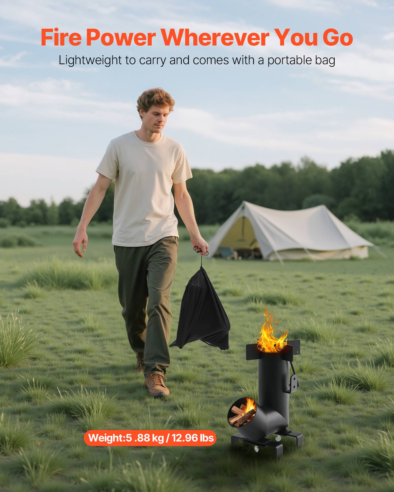 Fire Power Wherever You Go  
Lightweight to carry and comes with a portable bag  

Weight: 5.88 kg / 12.96 lbs