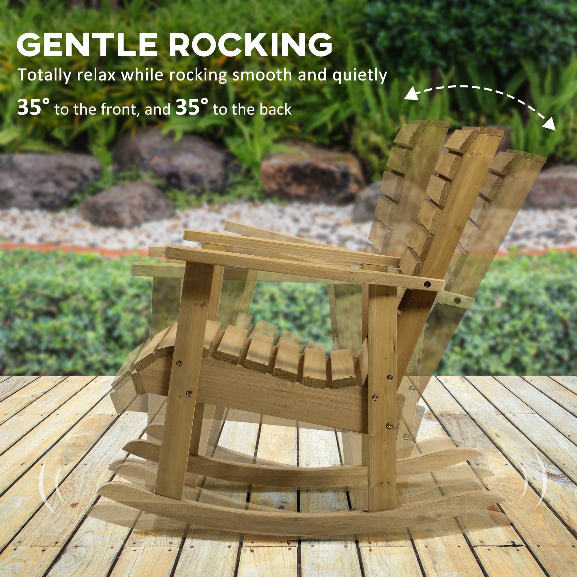 GENTLE ROCKING

Totally relax while rocking smooth and quietly
35° to the front, and 35° to the back