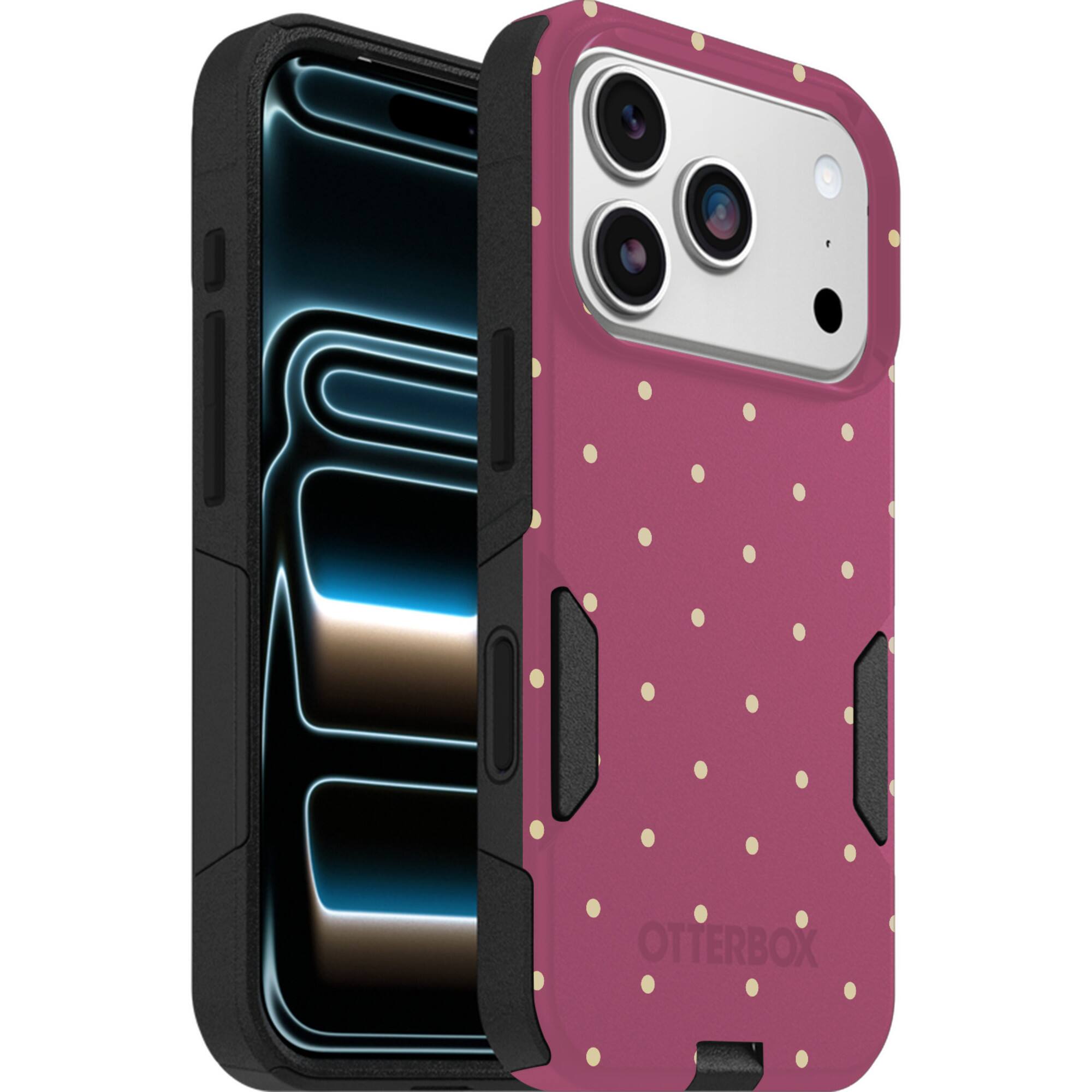 OtterBox - Artist Edition MagSafe Commuter Series Case for iPhone 17 Pro - Muave Polka Dots price history on PriceWatchPro