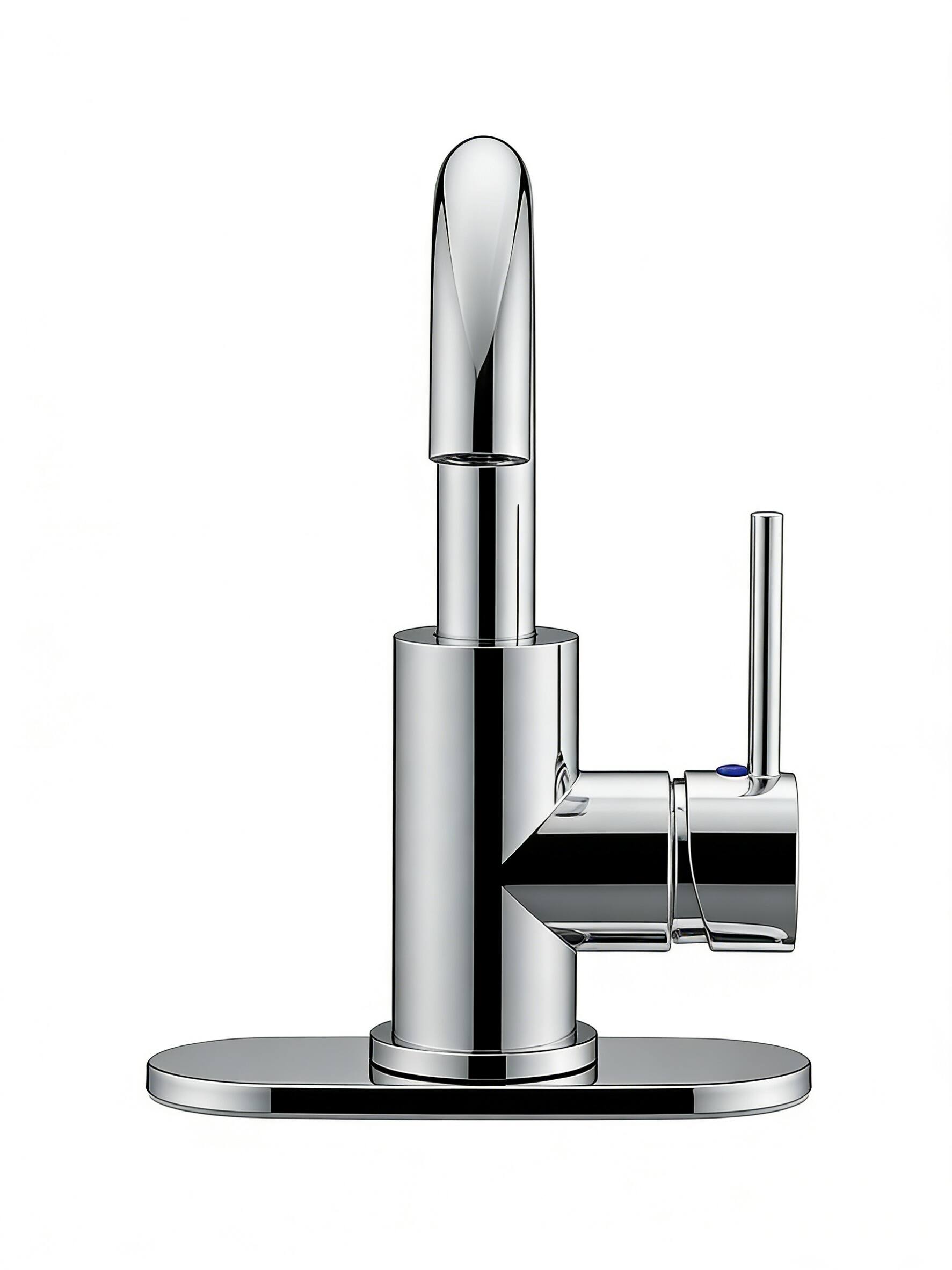 Angle. Bothwa Home - Bothwa home Single-Handle Bathroom Sink Faucet 360 Degree Swivel Spout Single Hole Faucet - Chrome.