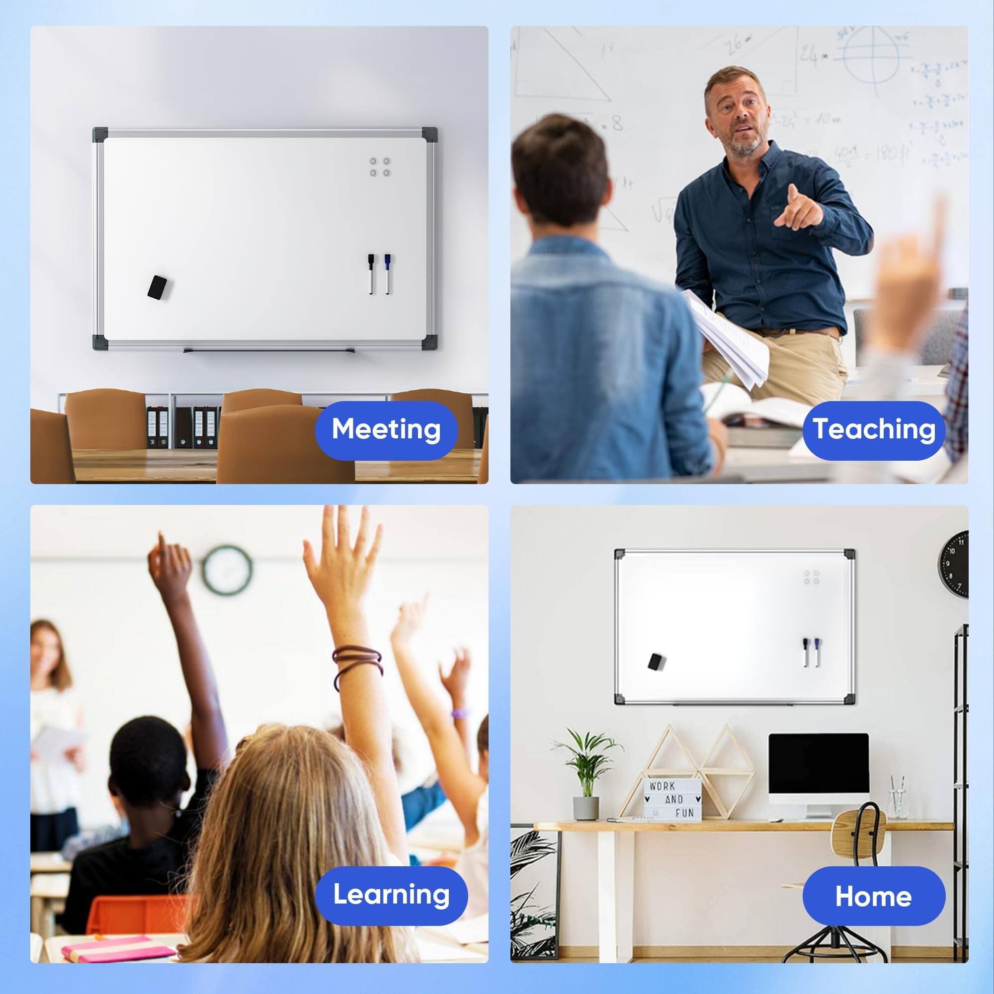 - Meeting
- Teaching
- Learning
- Home