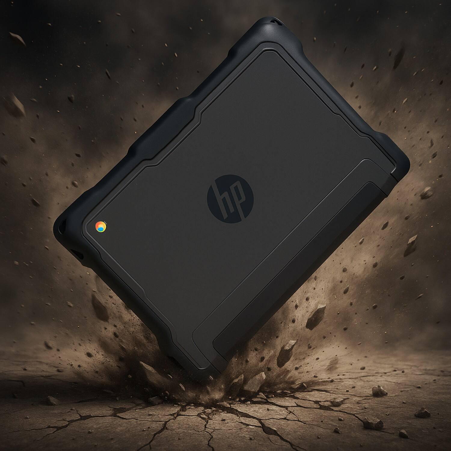 Back. SaharaCase - HP Fortis G1M/Flip G1M Chromebook (2in1) Case | Ultra Shield Design | Shock-Absorbing Corners | Venture Series - Clear/Black.