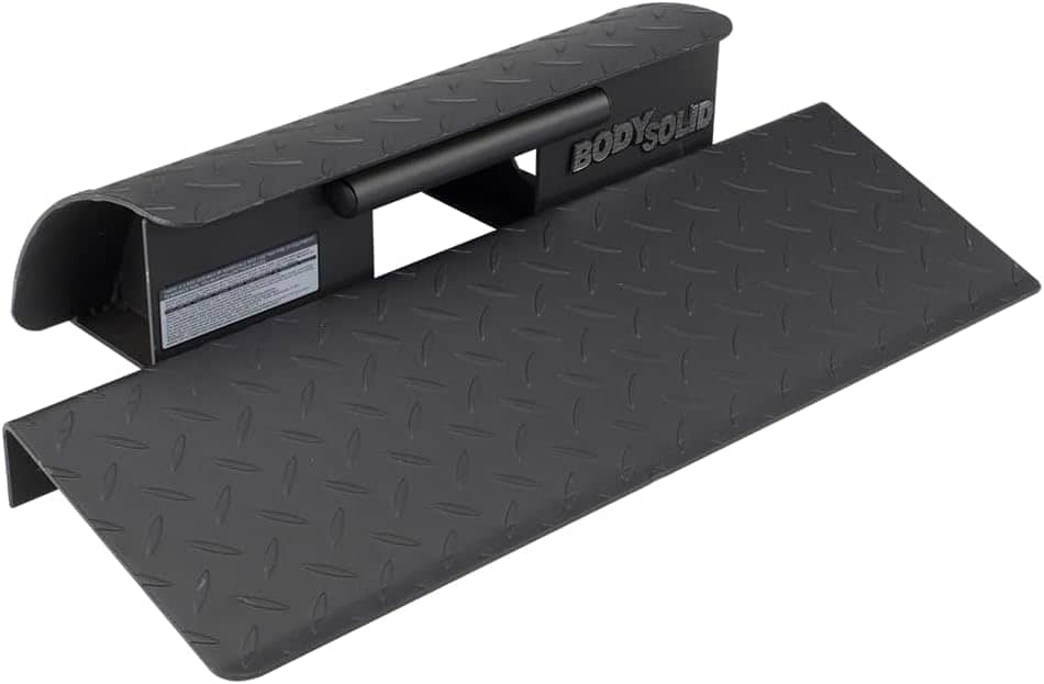 Amber Sporting Goods - Body-Solid (SCB26) Calf Raise Block and Squat Platform - For Enhanced Lower Body Workouts, 2000 lb Capacity - Black