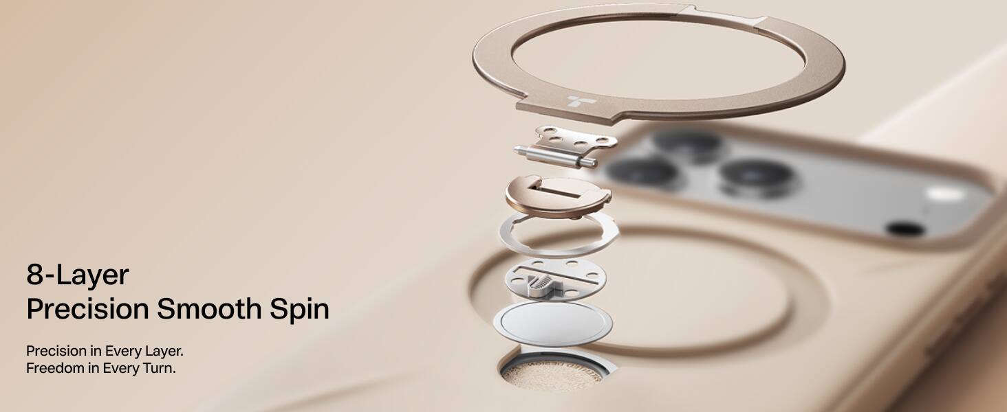 8-Layer Precision Smooth Spin  
Precision in Every Layer.  
Freedom in Every Turn.