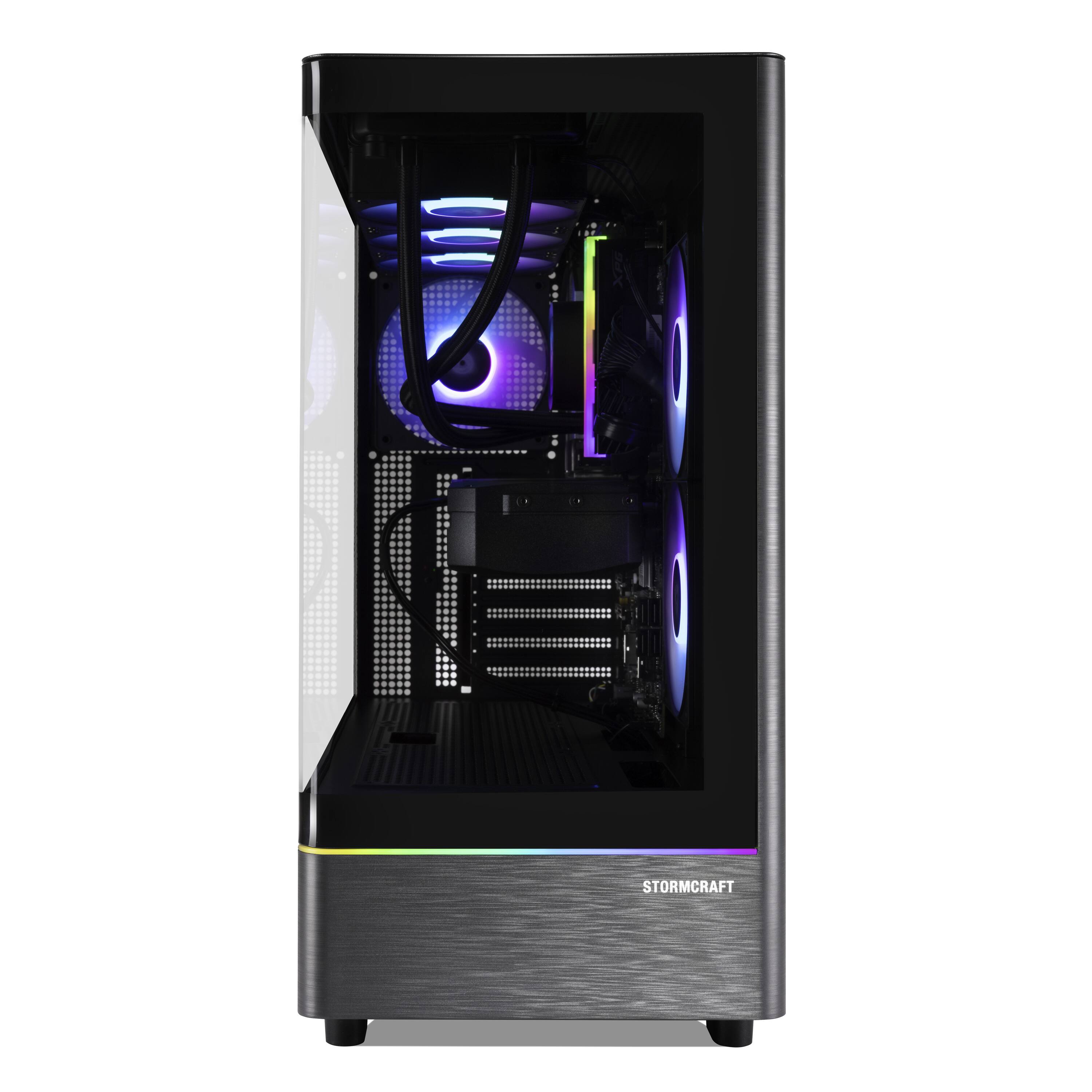 Alt View 2. STORMCRAFT - Gaming PC SKYHAWK II INTEL Core Ultra 7 270K Plus NVIDIA RTX 5070 TI 2 TB SSD 32GB DDR5 6000MHz RGB 360mm AIO.