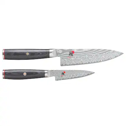 Front. Miyabi - MIYABI Kaizen II 2-pc Knife Set - Stainless Steel.