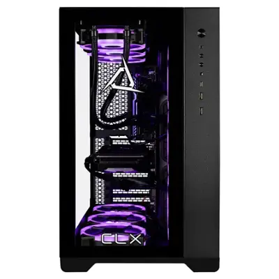 CLX SET Gaming Desktop - Intel Core i9 14900KF - 64GB DDR5 5600 Memory - GeForce RTX 5070 - 2TB NVMe M.2 SSD, 6TB HDD - Black