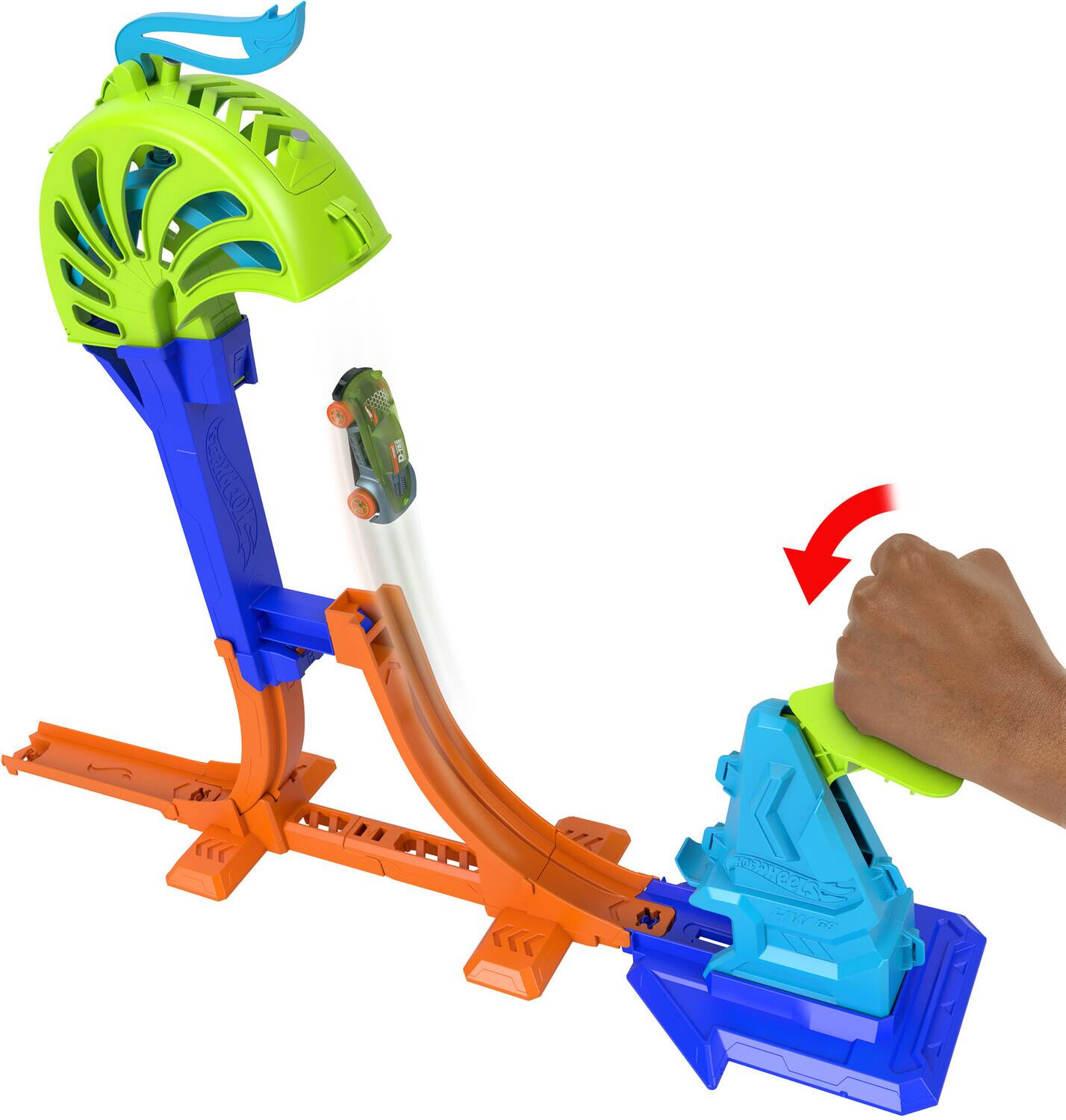 Alt View 1. Mattel - Hot Wheels Stunt Tracks Power Launch Champion   - COLLECTIBLES - Multicolor.
