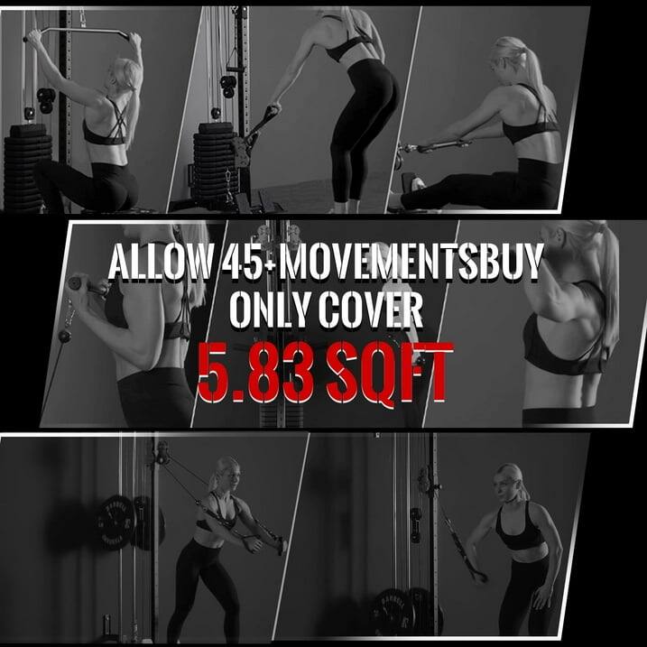 ALLOW 45+ MOVEMENTS BUY ONLY COVER 5.83 SQFT