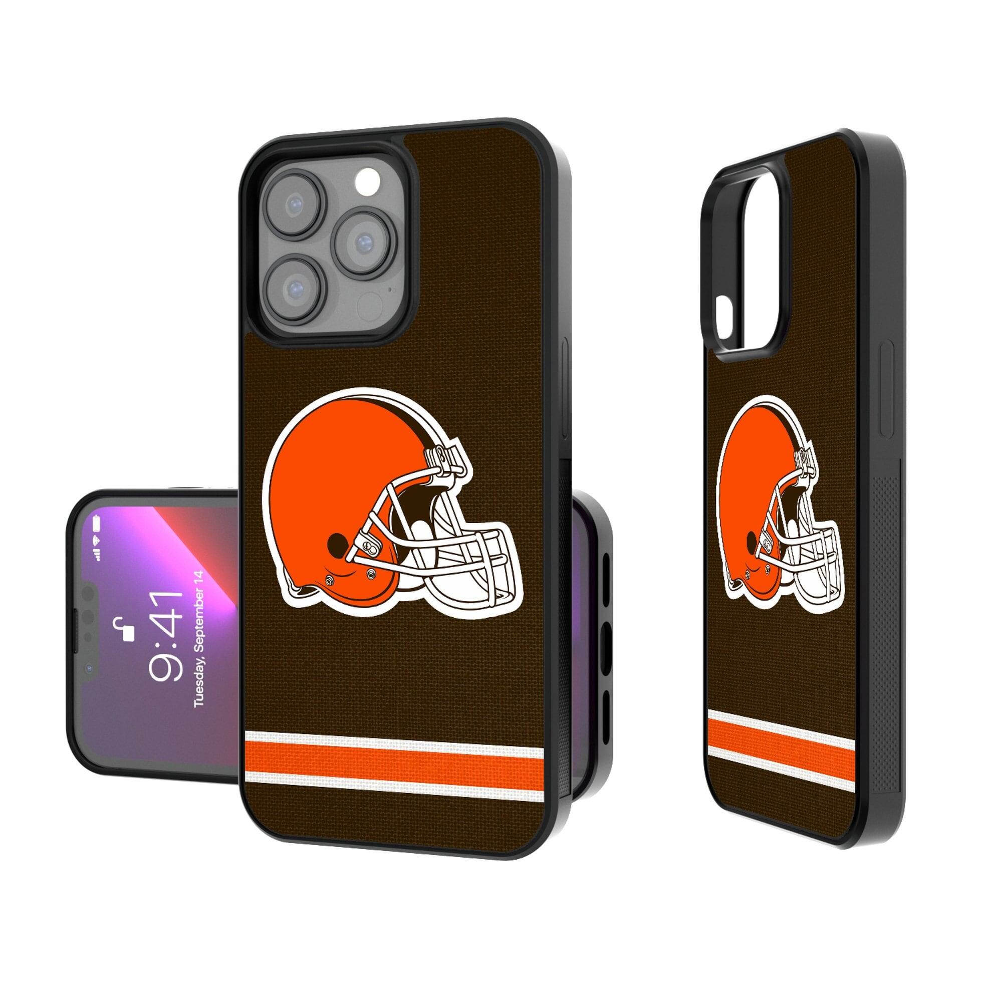 Keyscaper - NFL - Cleveland Browns iPhone Stripe Design Bump Case - 13 Pro Max - Multicolor price history on PriceWatchPro