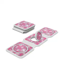 Keyscaper - Marvel Pattern Foldable 3 in 1 Charger - Spider-Gwen