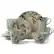 Front. Elama - Elama Retro Bloom 16 Piece Luxurious Stoneware Dinnerware with Complete Setting for 4 - Green.
