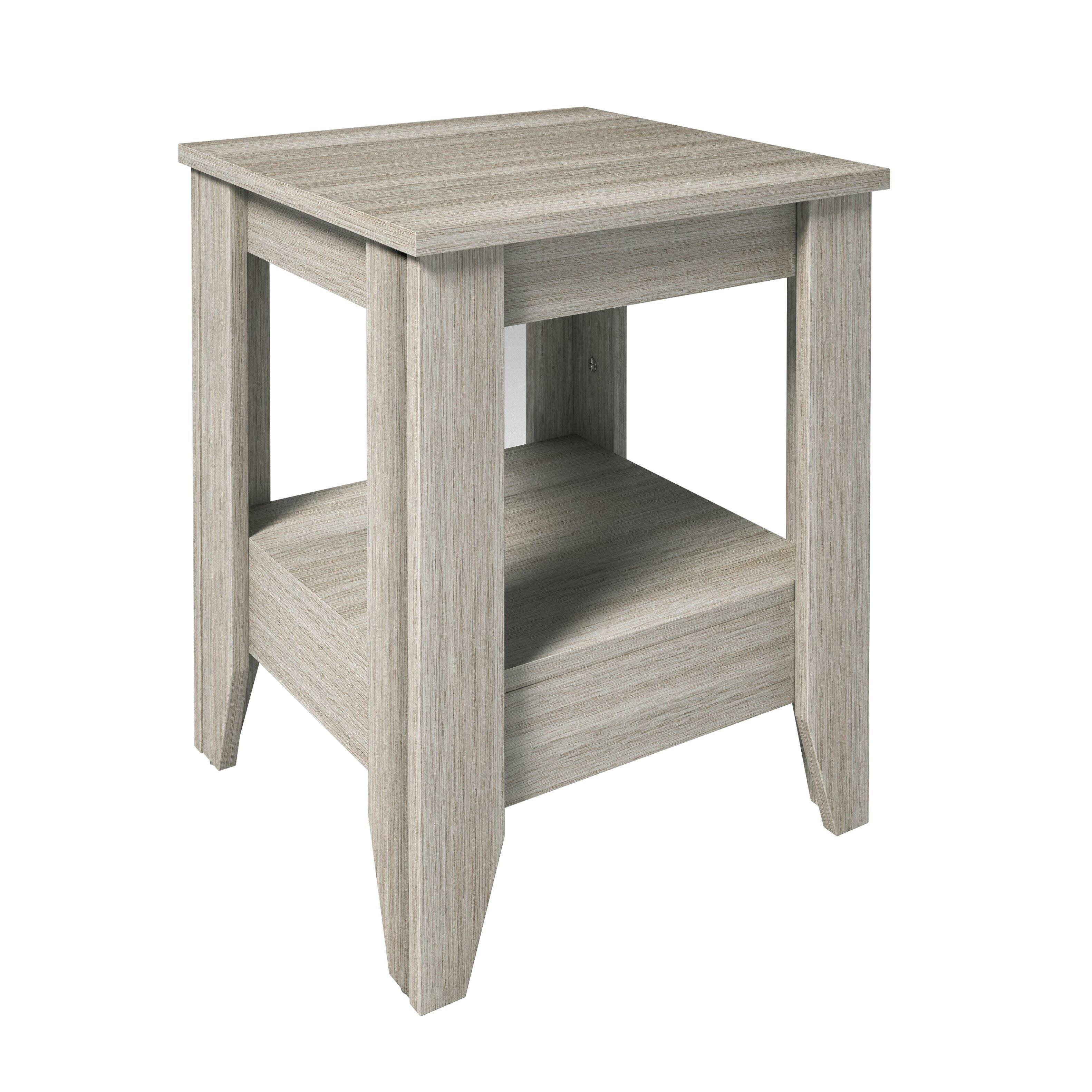 Alt View 2. Boyd Sleep - Boyd Sleep 19.7" Medium Density Fibreboard Prato Classic Nightstand - Barnwood Grey.