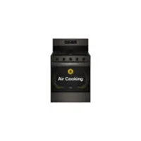 Whirlpool - 5.0 Cu. Ft. Freestanding Single Gas Range with Air Fry and Air Baking - Black stainless steel - Front_Zoom
