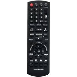 ZdalaMit - N2QAYB000523 Replacement Remote for Panasonic Compact Stereo Hi-Fi System SC-HC40 SCHC40 SA-HC40 SAHC40 - Black