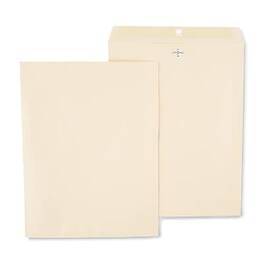 Staples - Extra-Heavyweight Clasp & Moistenable Glue #15 1/2 Catalog Envelope, 12" x 15 1/2", Beige, 100/Box - Manila
