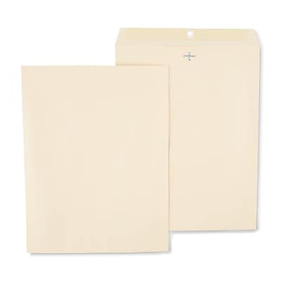 Front. Staples - Extra-Heavyweight Clasp & Moistenable Glue #15 1/2 Catalog Envelope, 12" x 15 1/2", Beige, 100/Box - Manila.