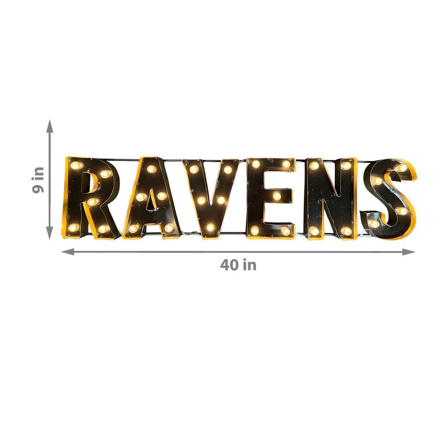 Ravens Sign Lettering Imperial Baltimore Ravens 40