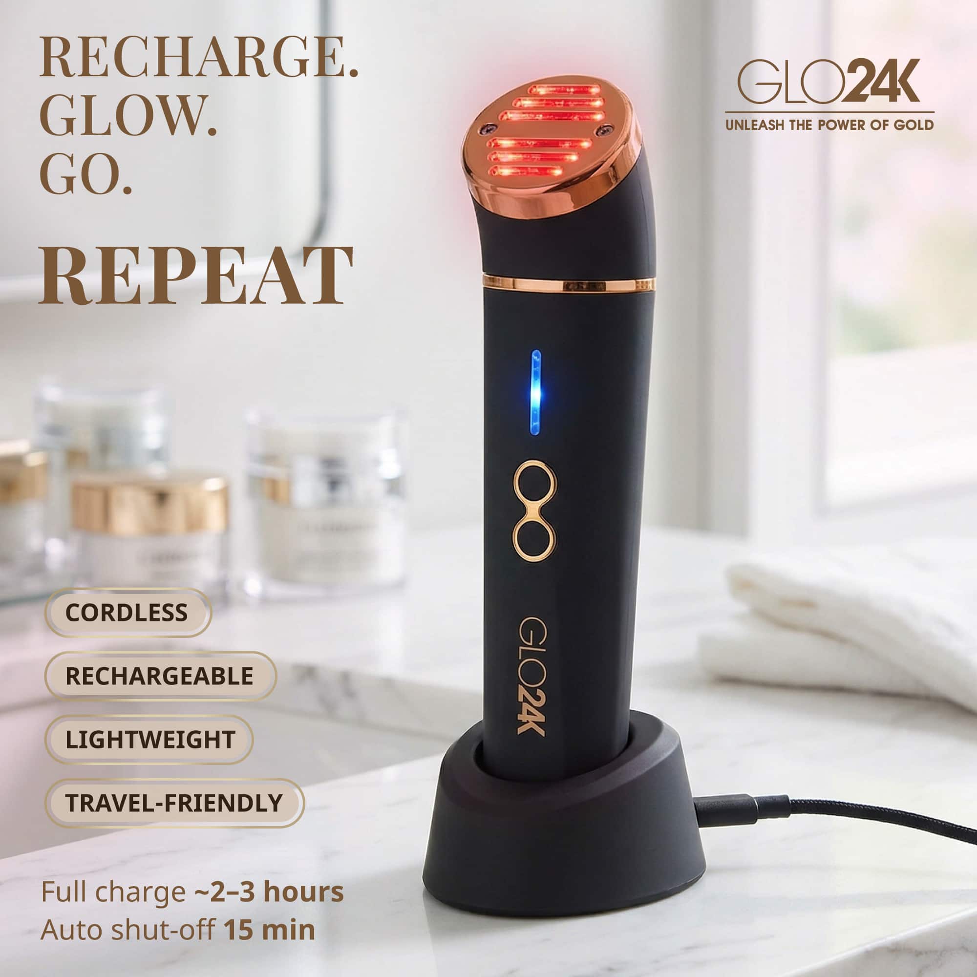 GLO24K Skin Rejuvenation Beauty Device BD1 - Best Buy