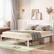 Alt View 8. Gymax - Gymax Full Size Bed Frame Farmhouse Wooden Platform Bed w/Headboard Under-Bed Storage - White.