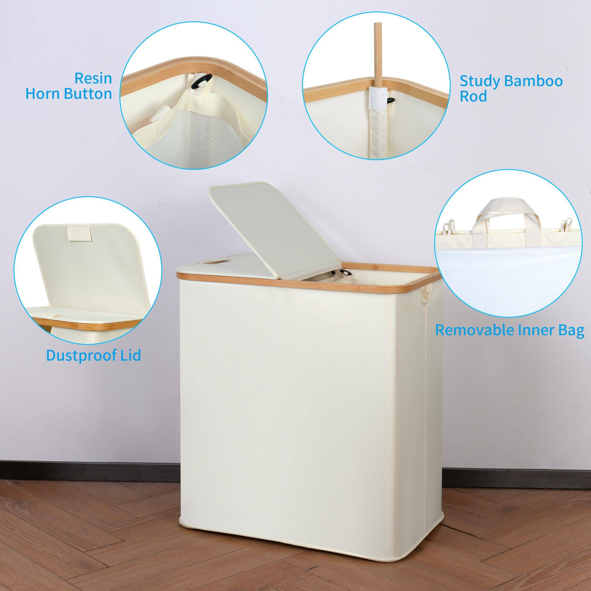 - Resin Horn Button
- Study Bamboo Rod
- Dustproof Lid
- Removable Inner Bag