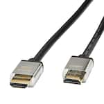 RCA - Ultra-Thin Ultra-High-Speed 8K HDMI Cable 10 Ft - Black