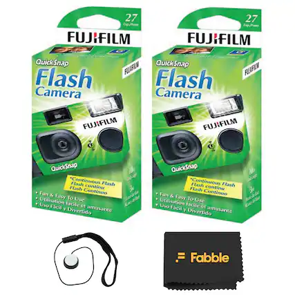 27 Exp/Poses
FUJIFILM QuickSnap Flash Camera
*Continuous Flash
Fun & Easy To Use
Utilisation facile et amusante
Uso Fácil y Divertido
10a 3u
Fabble