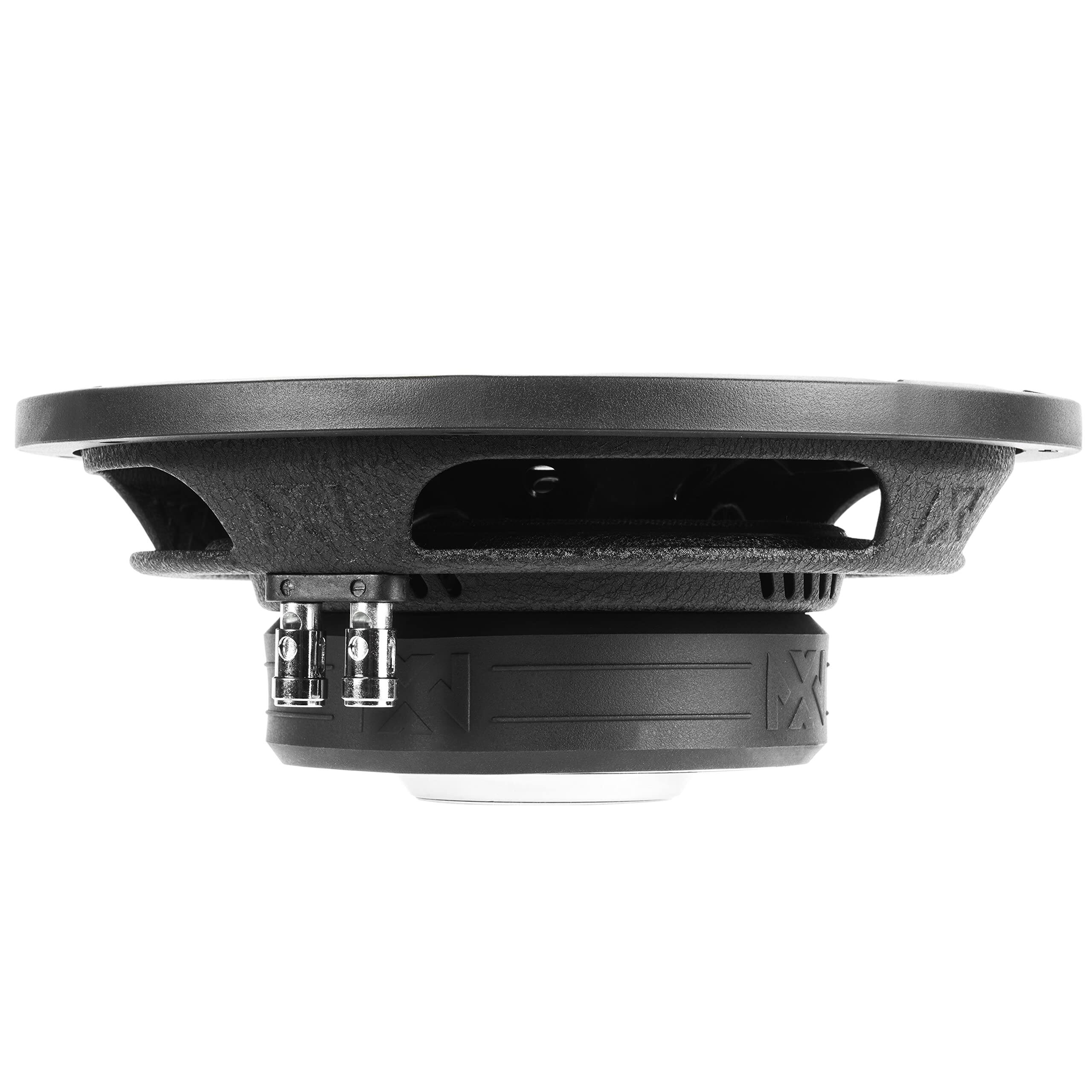 Alt View 1. NVX - SMW10D4 700W Peak (350W RMS) S-Series Shallow-Mount 10in Dual 4-Ohm Subwoofer.