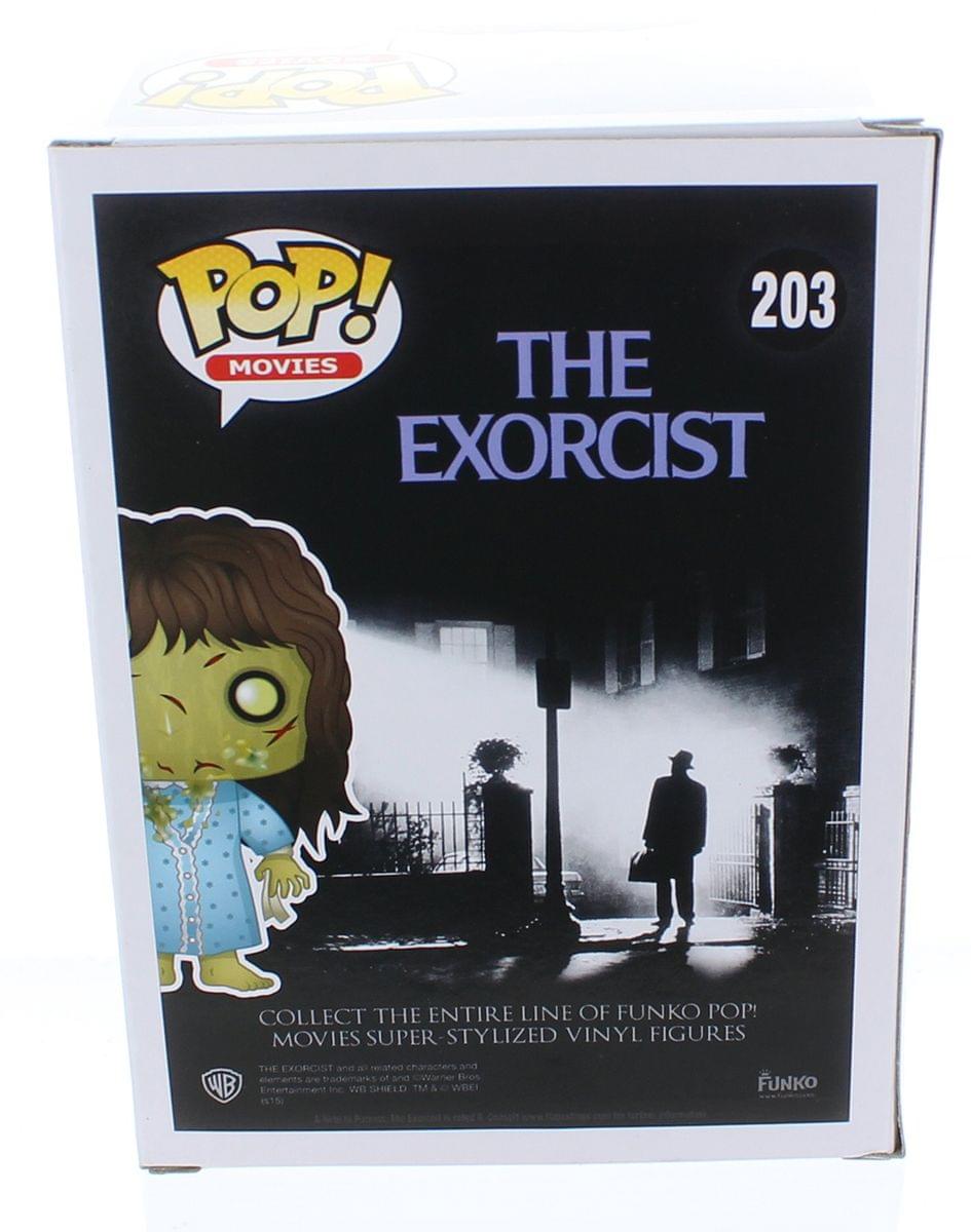 Sure, here is the corrected and grouped text from the image:

---

**POP! MOVIES**

**203 THE EXORCIST**

**COLLECT THE ENTIRE LINE OF FUNKO POP! MOVIES SUPER-STYLIZED VINYL FIGURES**

**FUNKO**

**WB THE EXORCIST and its related characters and elements are trademarks and/or copyrights of Warner Bros. Entertainment Inc. © & ™ WBEI. WB SHIELD TM & © WBEI. 1973**

---