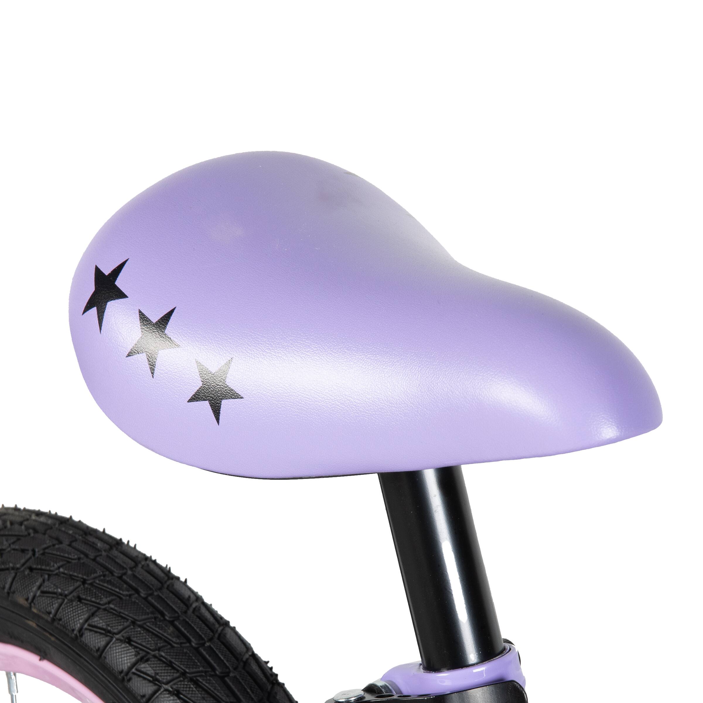 Alt View 6. JOYSTAR - JOYSTAR Cervine 14" Kids Bike with Training Wheels Basket, Coaster Brake Child's Bike for Ages 3-5 Boys Girls Purple - Purple.