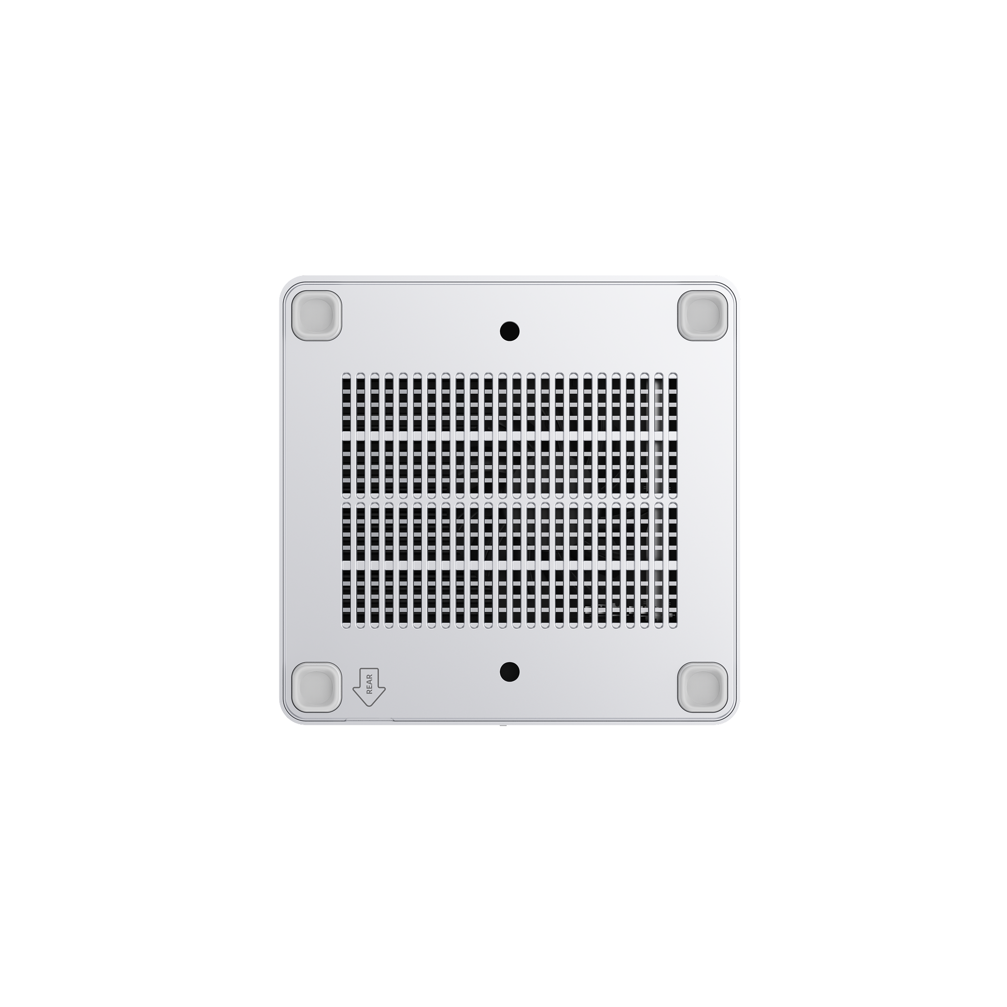 Alt View 4. Minisforum - UM750 Neo Mini PC, 16 GB & 500 GB, AMD Ryzen Z1, Radeon Graphics, USB4, Windows 11 - silver.