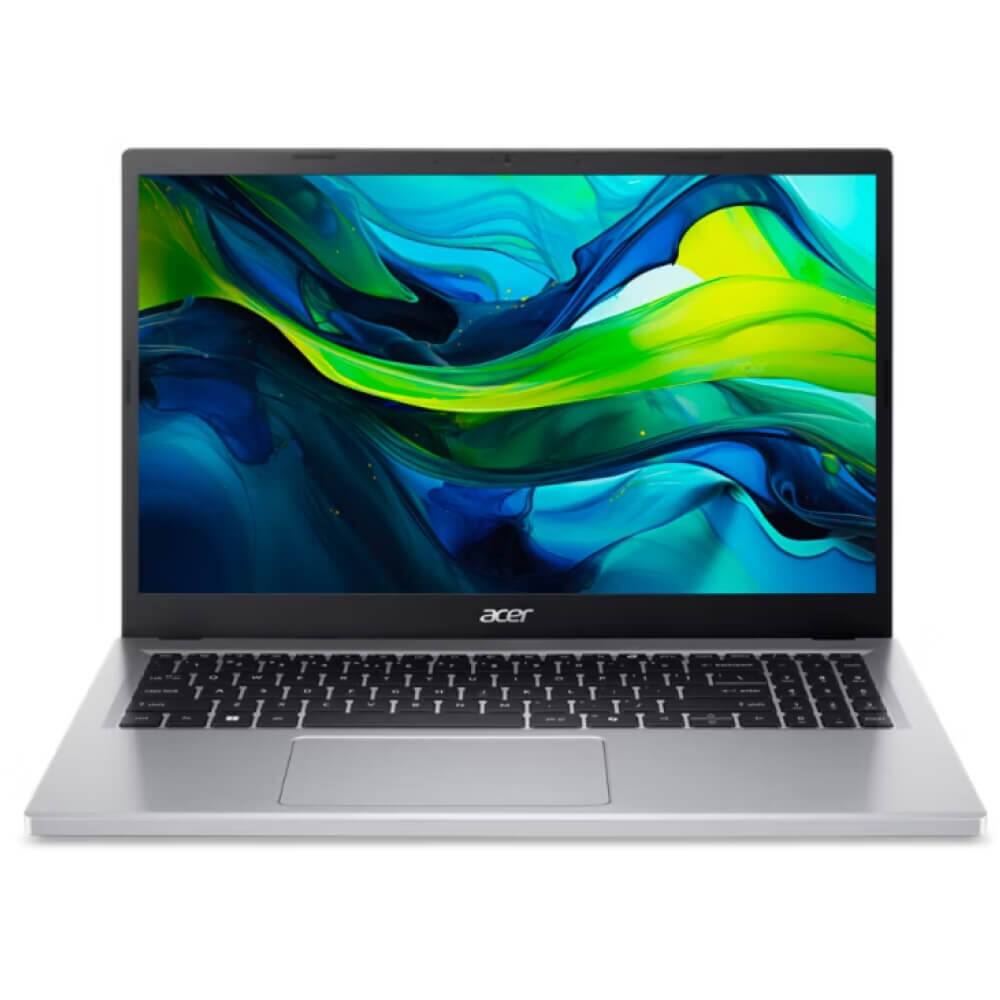 Left. Acer - Acer FHD 15.6 inch Aspire Go 15 Laptop - Intel i3 N305 - 8GB RAM/128GB SSD - Silver.